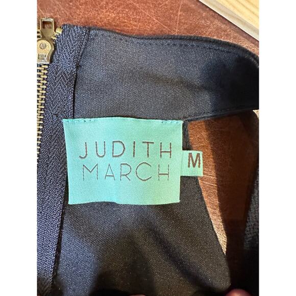 Judith March medium black daisy romper lace embroidered floral halter cutout - Picture 8 of 13